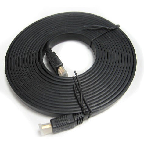 8Ware Flat HDMI Cable 5m - V1.4 19pin M-M Male to Male Gold Plated 3D 1080p Full HD High Speed with Ethernet ~CB8W-RC-HDMIF-2 8Ware Flat HDMI Cable 5m - V1.4 19pin M-M Male to Male Gold Plated 3D 1080p Full HD High Speed with Ethernet ~CB8W-RC-HDMIF-2